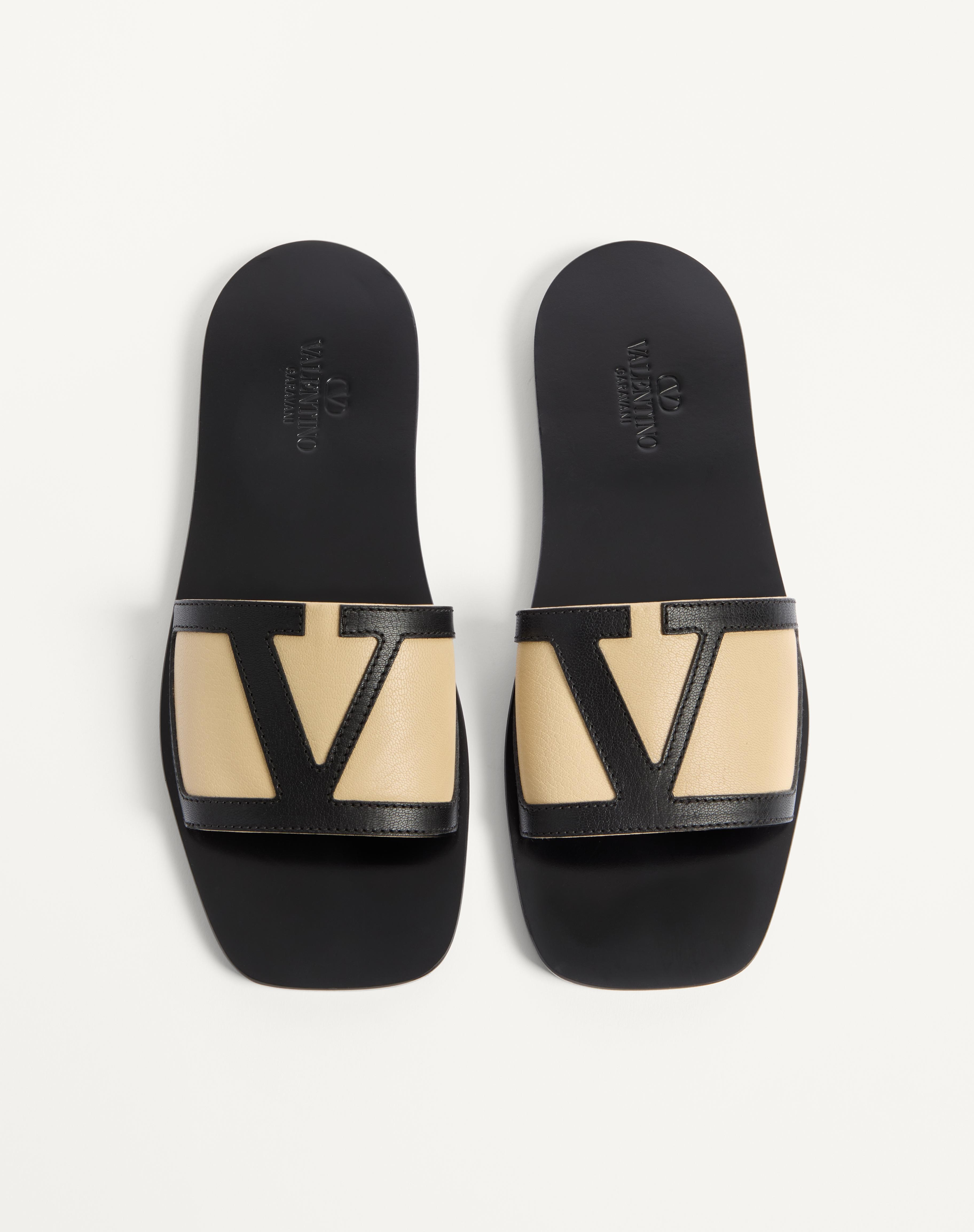 VIVA SUPERSTAR SLIDE SANDAL IN NAPPA LEATHER - 5
