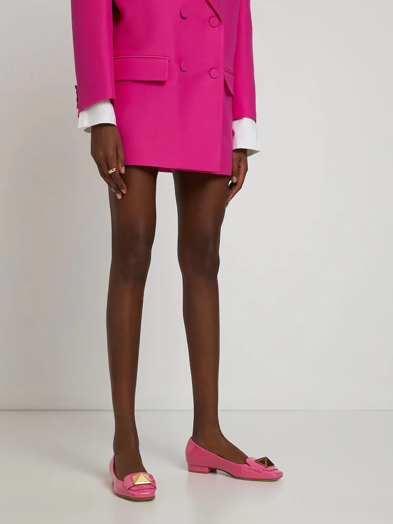 Valentino 20MM ONE STUD PATENT LEATHER FLATS outlook