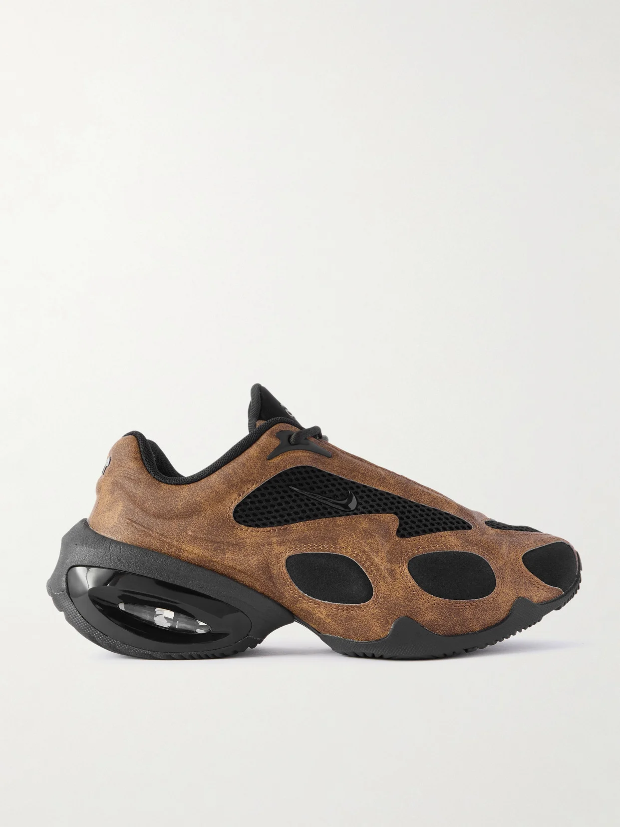 Nike Air Max Muse Mesh-trimmed Suede Sneakers - 1