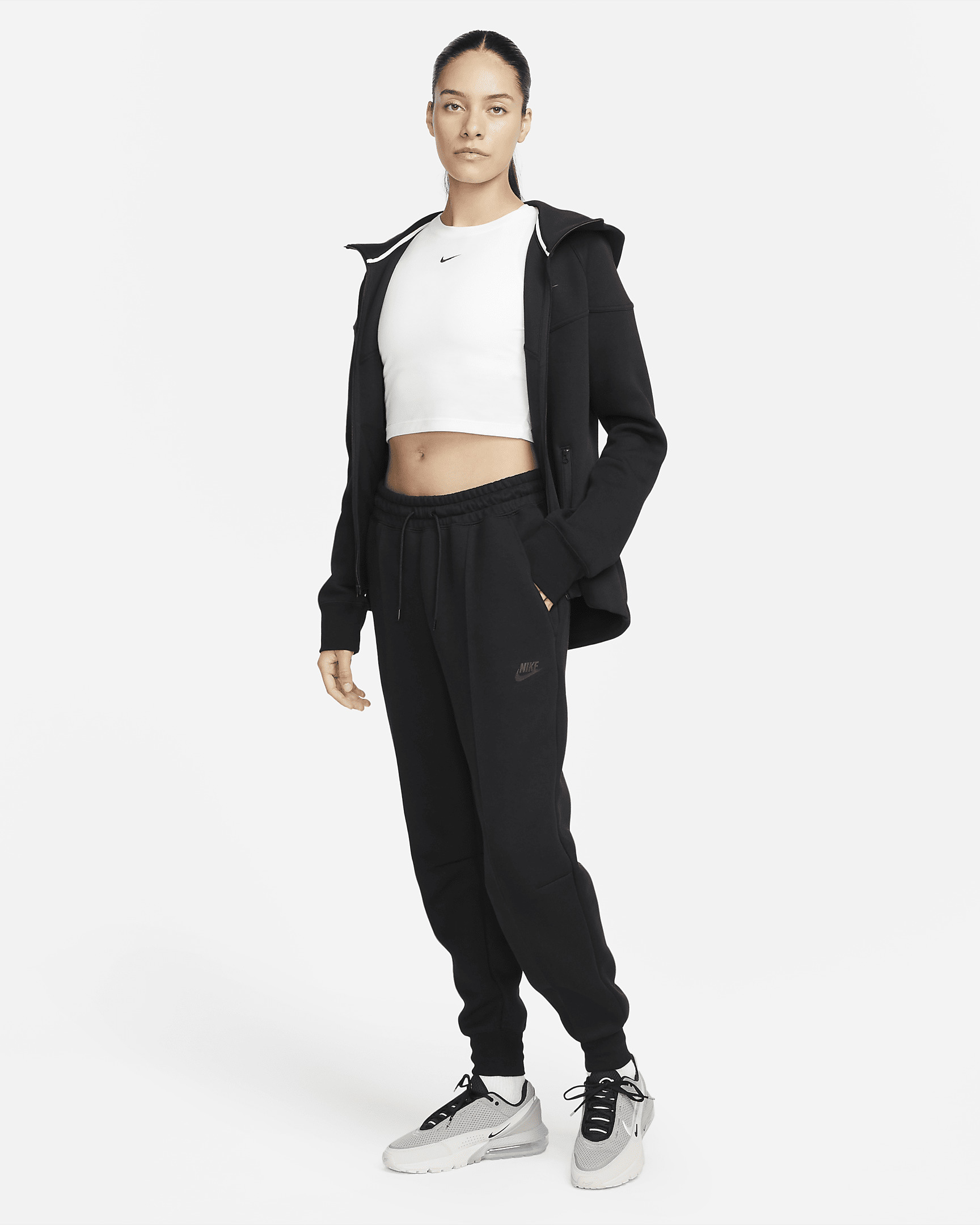 Nike Sportswear Tech Fleece Women's Mid-Rise Joggers - 10