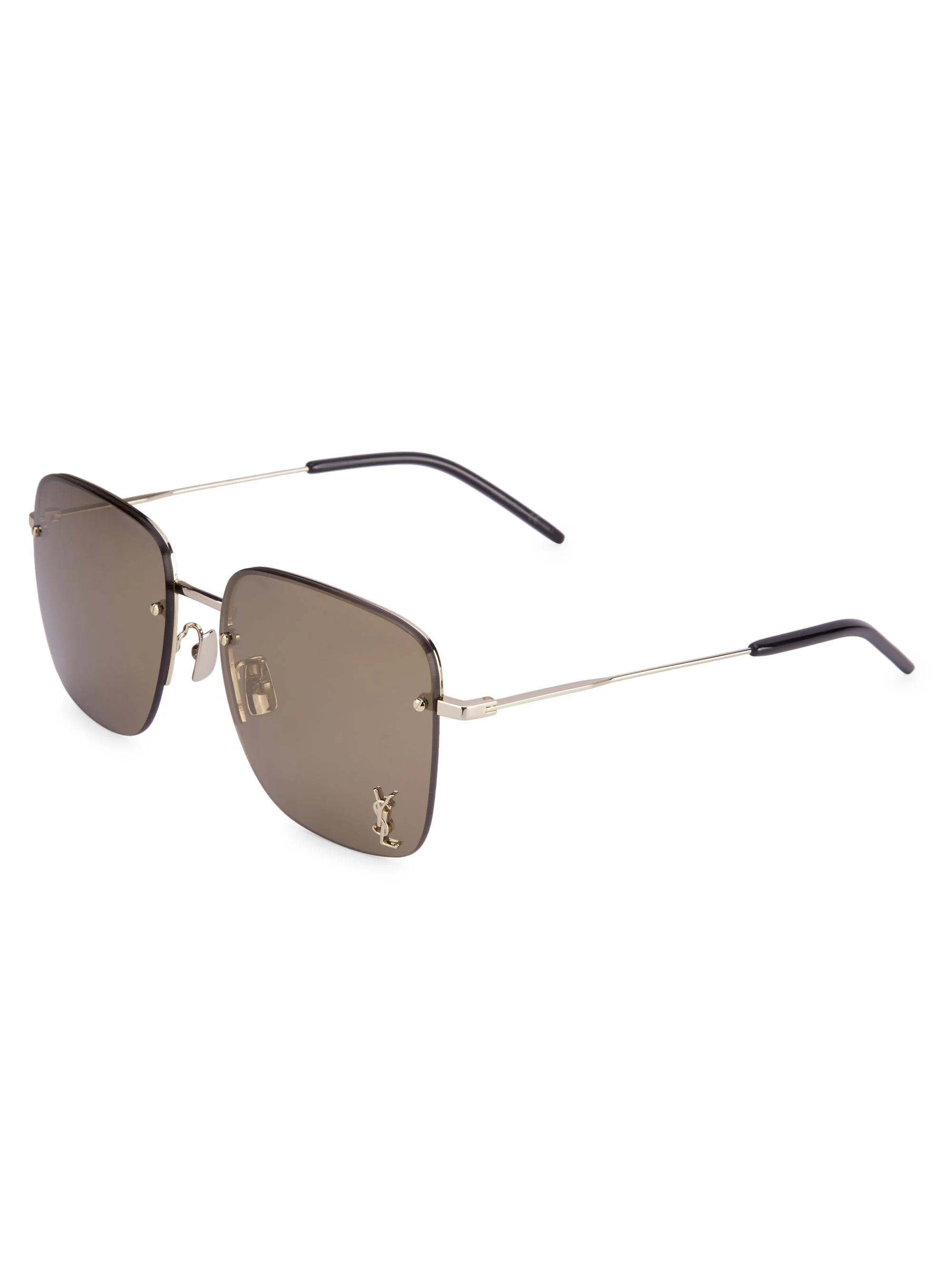 Women's Monogram 58MM Square Sunglasses - Brown - 1