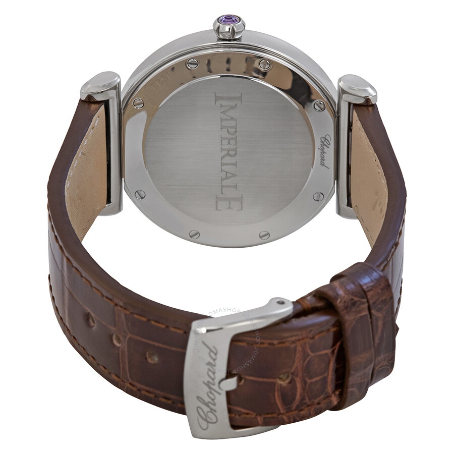 Chopard Imperiale Mother of Pearl Dial Leather Ladies Watch 388532-6001-BR - 3