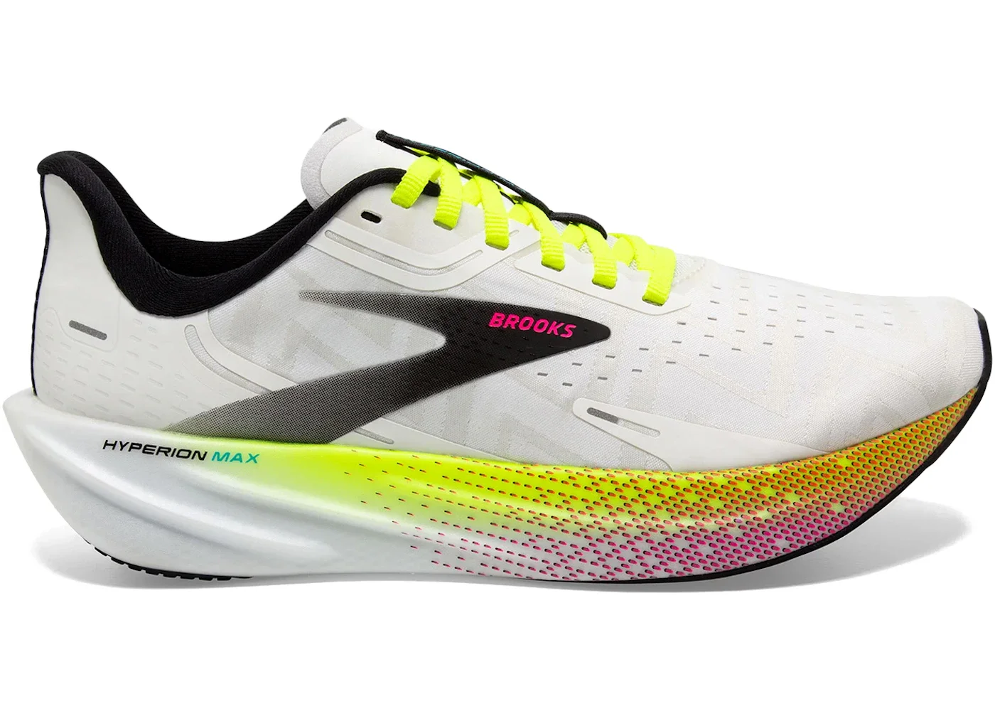 Brooks Hyperion Max White Black Nightlife - 1