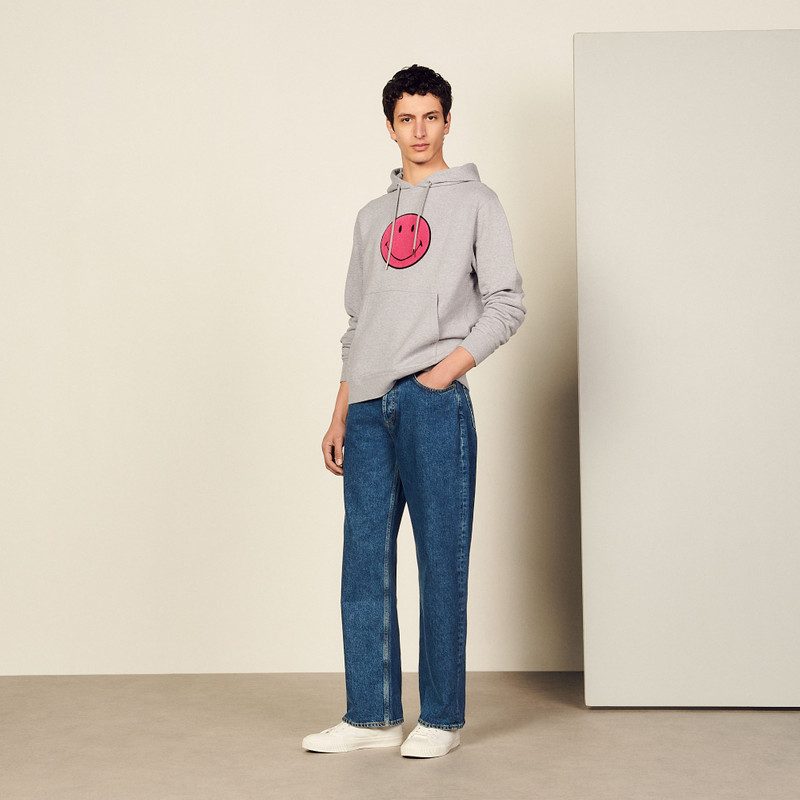Sandro Smiley® Hoodie with patch outlook