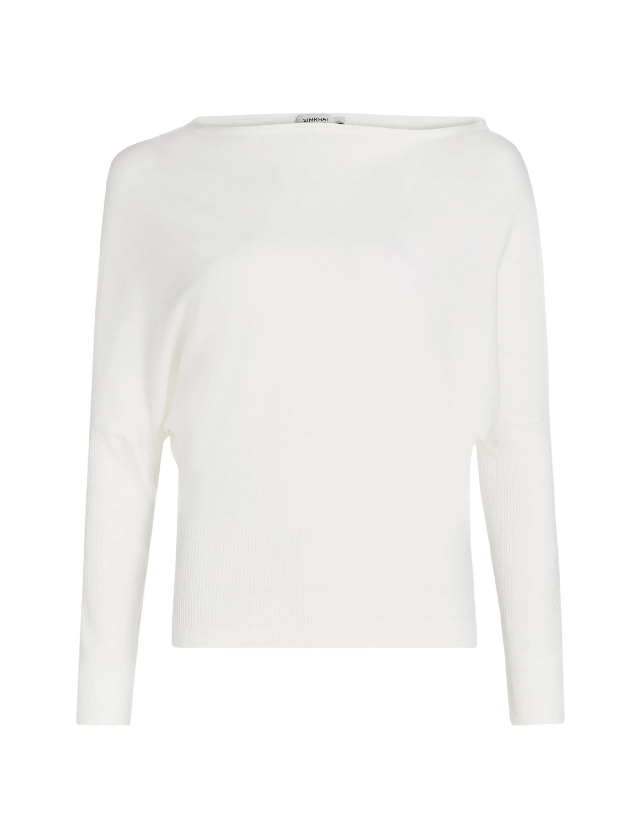 Women's Lavina Wool-Blend Off-the-Shoulder Sweater - Ivory - 1
