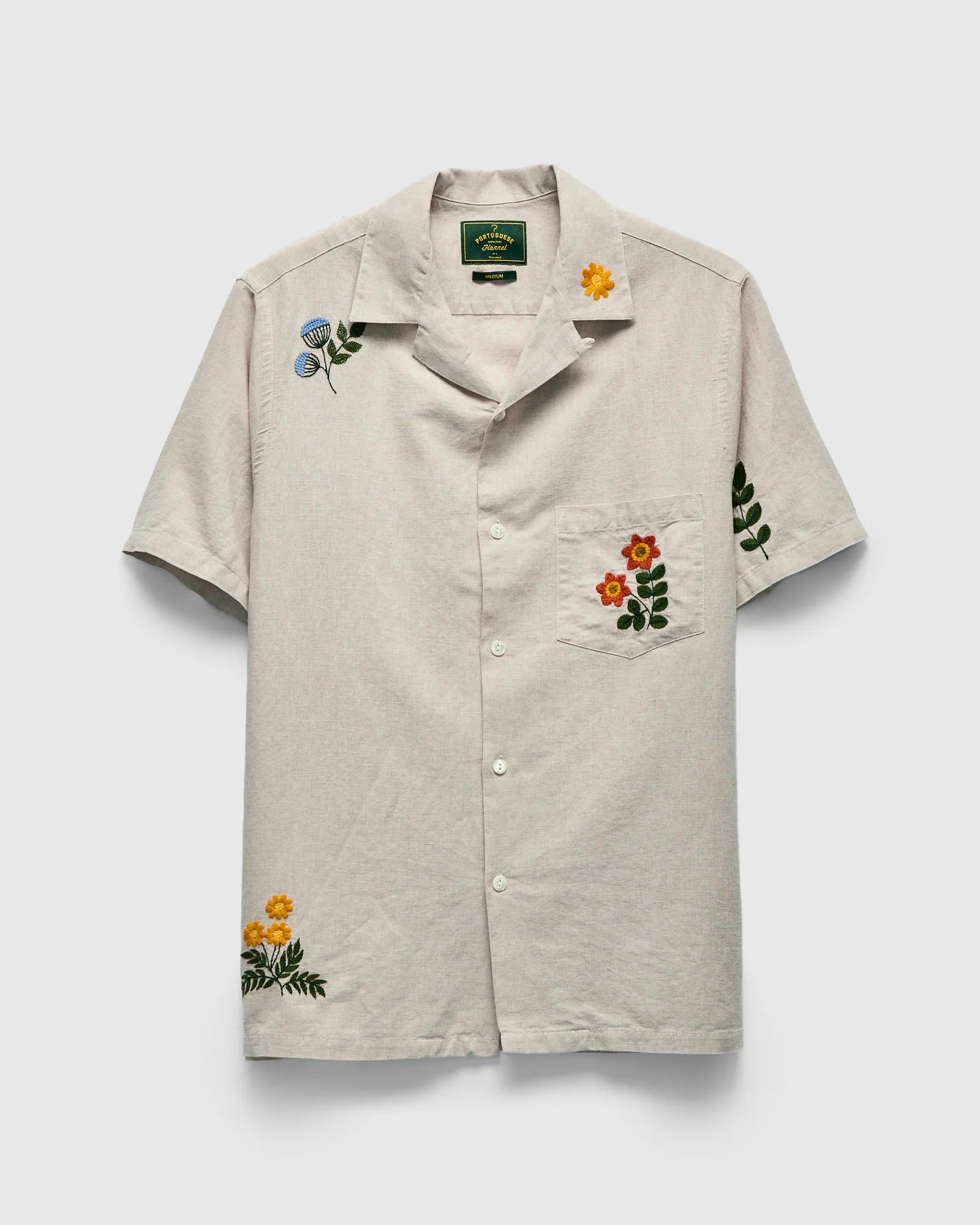 Spring Embroidery Shirt in Ecru - 1