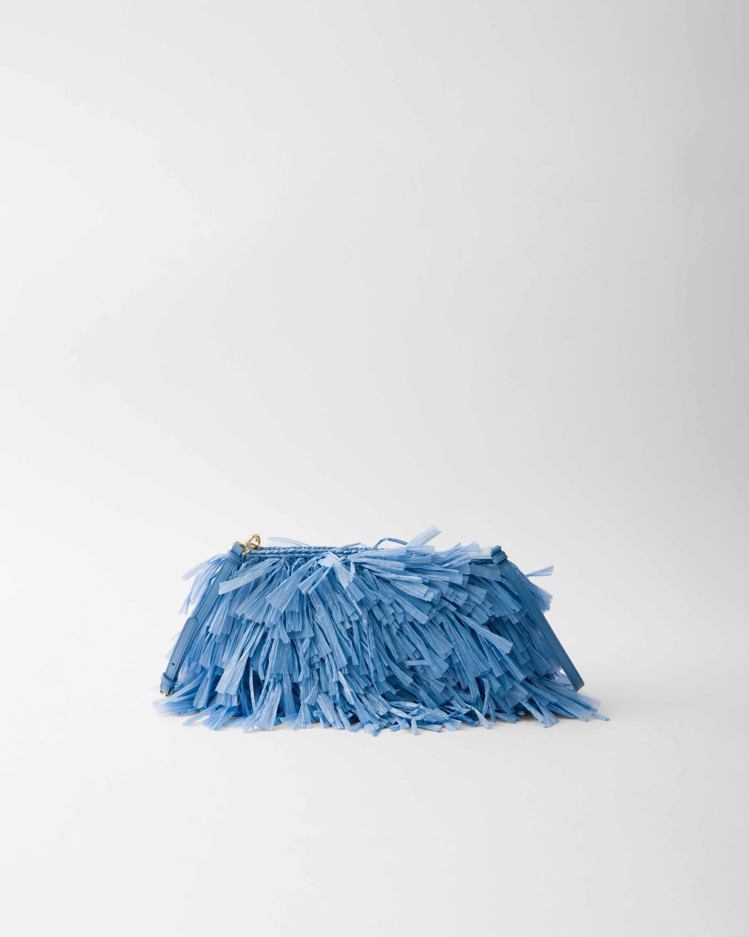 Medium fringed crochet clutch - 3