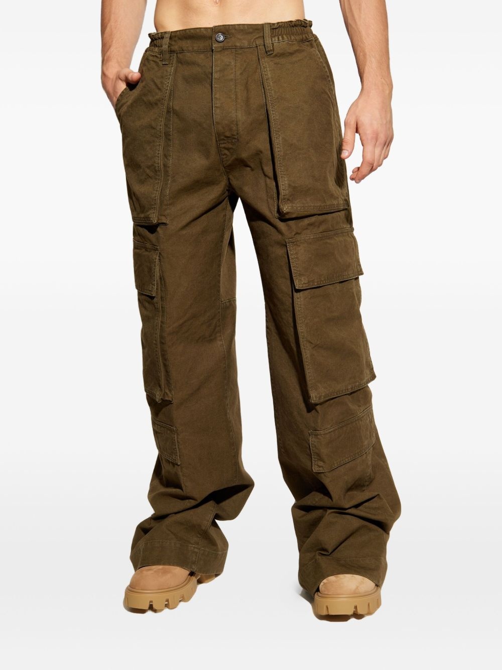 multi-pocket cargo trousers - 3