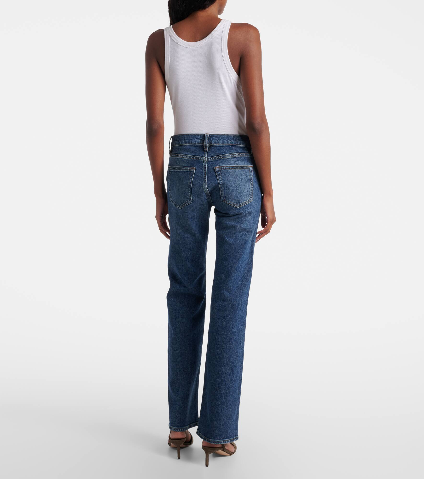Arrow high-rise bootcut jeans - 3