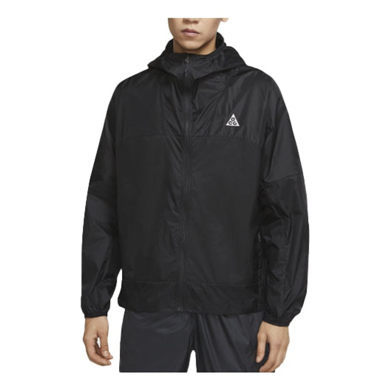 Nike ACG Cinder Cone Solid Color Zipper Hooded Jacket Black DB0979-013 - 1
