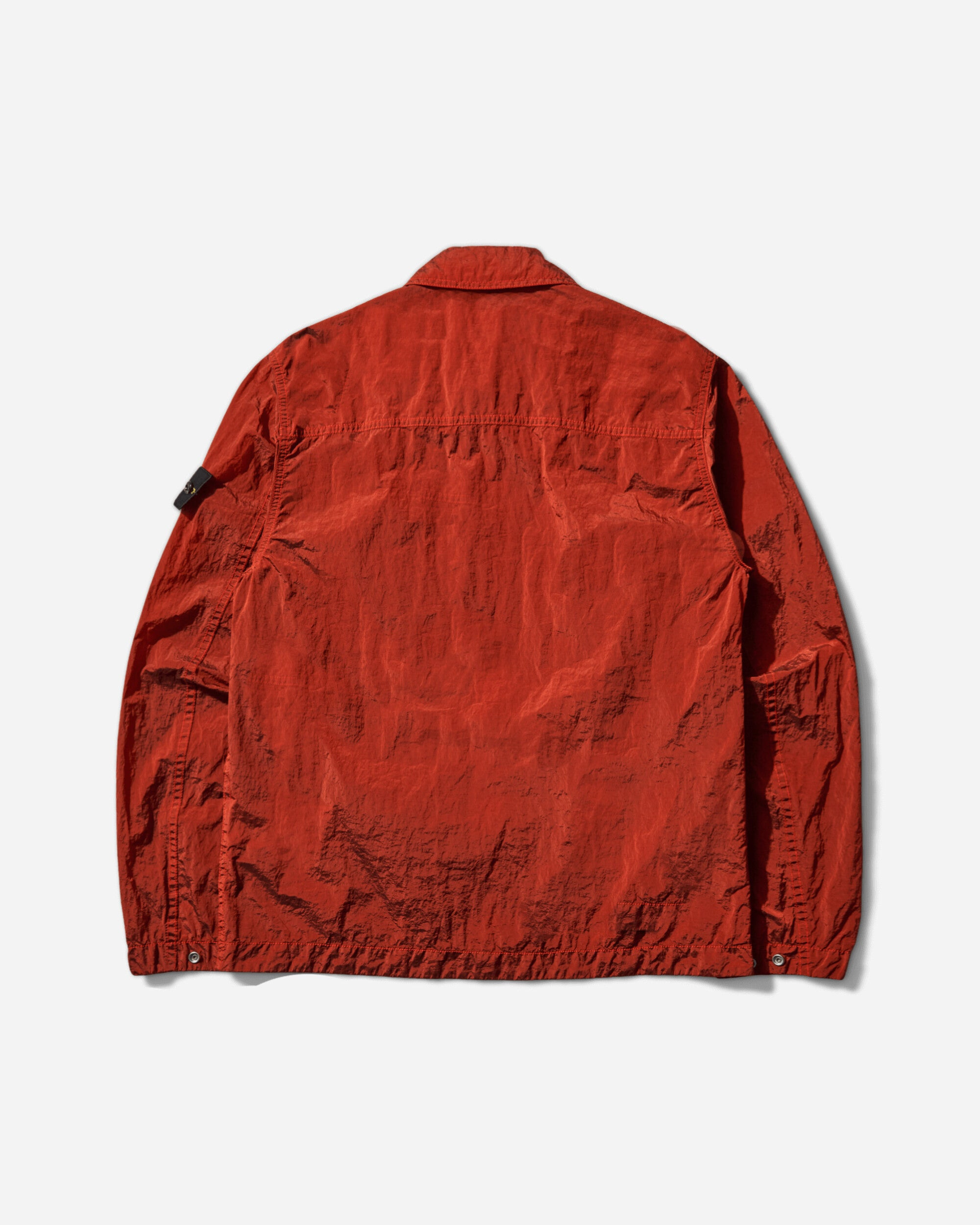 Men's Nylon Metal Overshirt Scarlet Red - 2