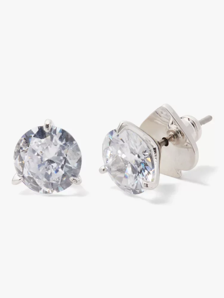 Brilliant Statements Tri-prong Studs - 1