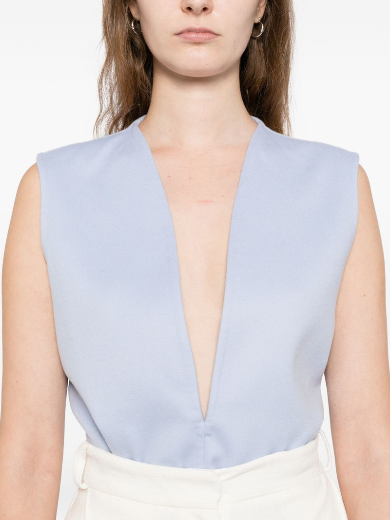 double face v-neck bodysuit 5