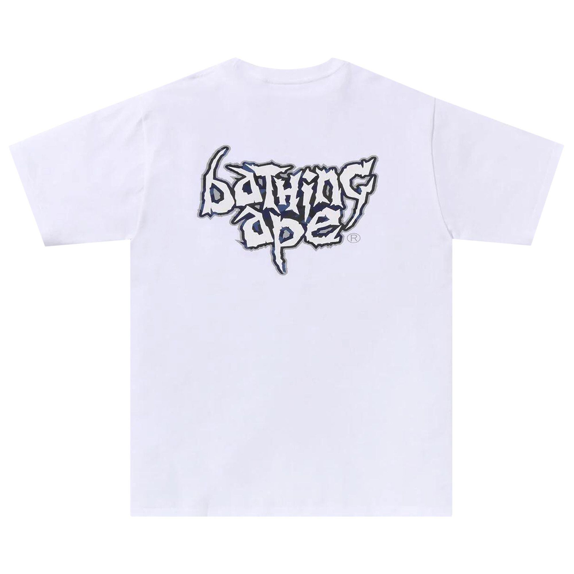 A BATHING APE® BAPE Color Camo Mad Ape Tee 'White' | REVERSIBLE