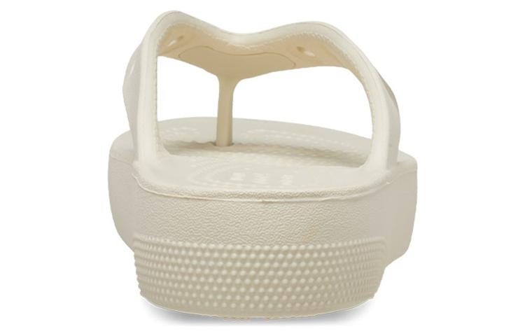 (WMNS) Crocs Classic Platform Flip (Beige) 207714-2Y2 - 6
