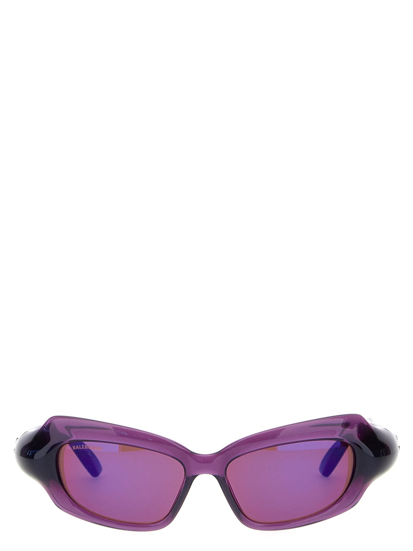 Palazzo Rectangle Sunglasses Purple - 1