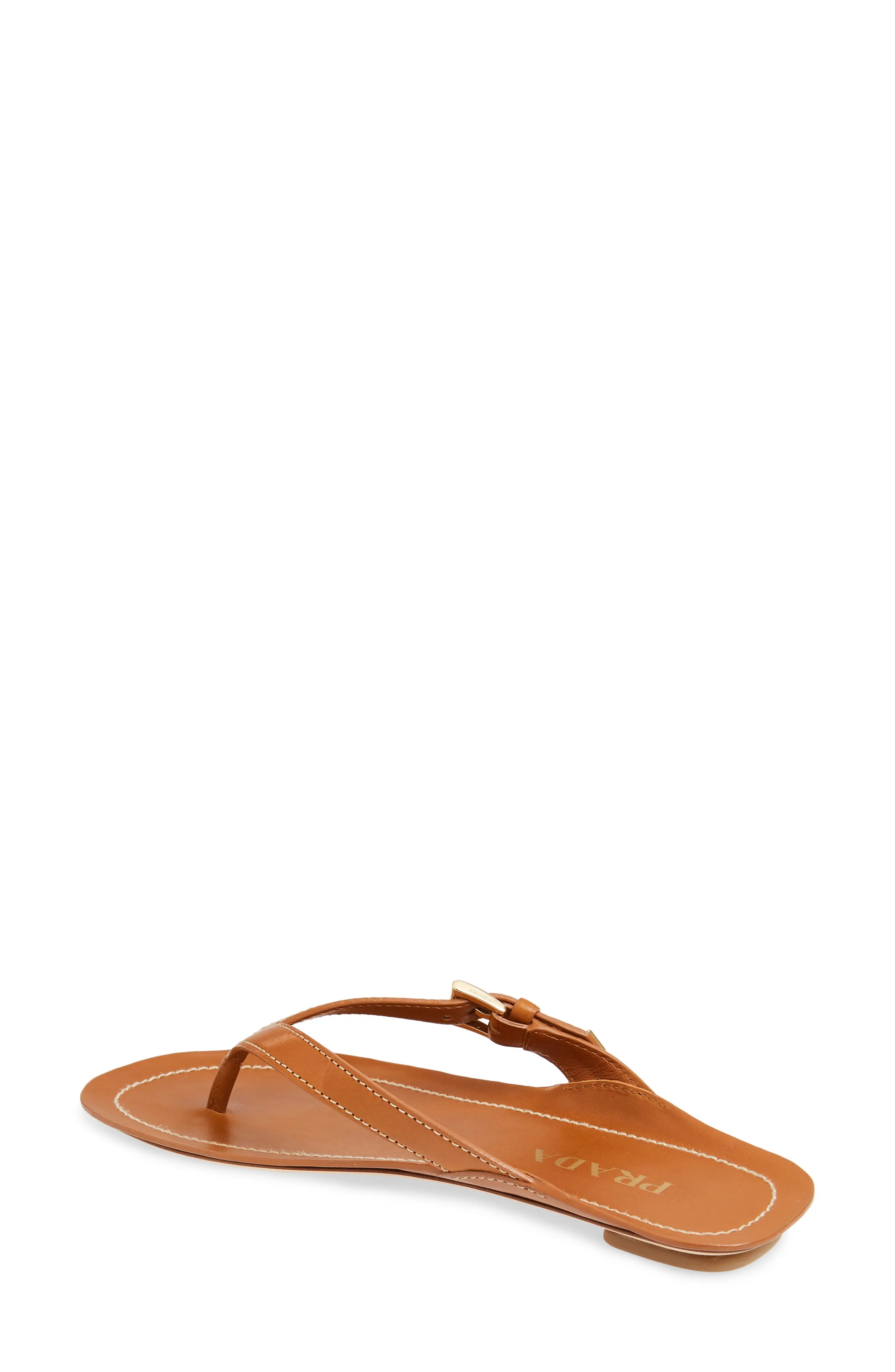 Buckle Leather Flip Flop - 2