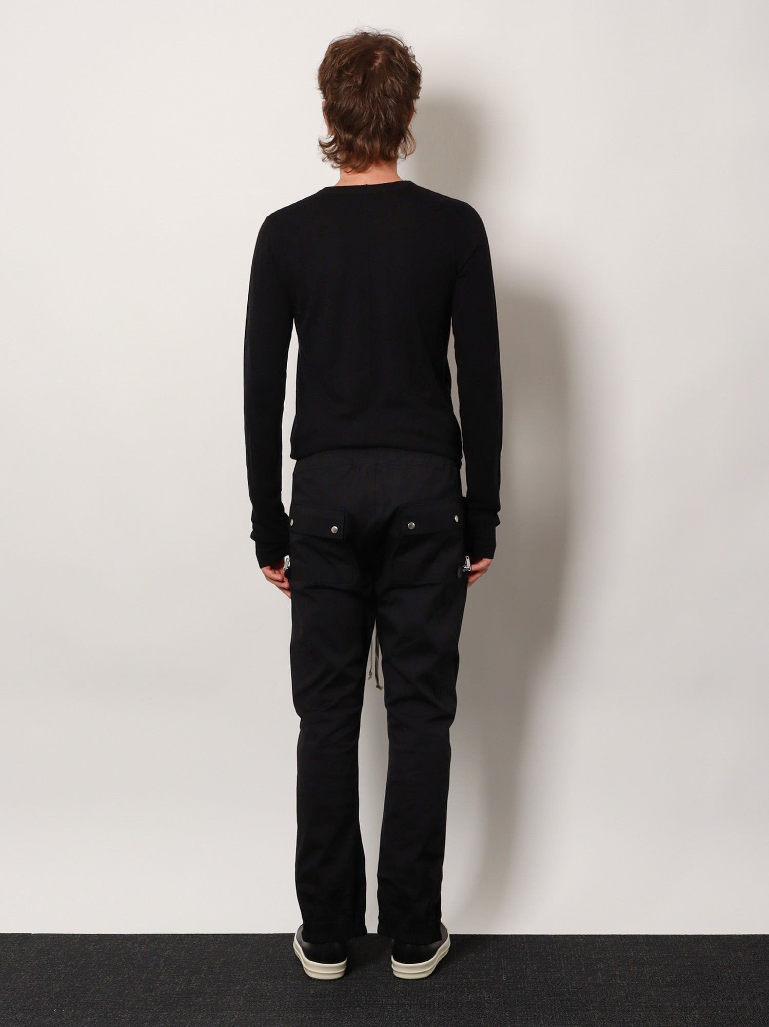 Rick Owens Men Bauhaus Cargo Certified Cotton Trousers - 3