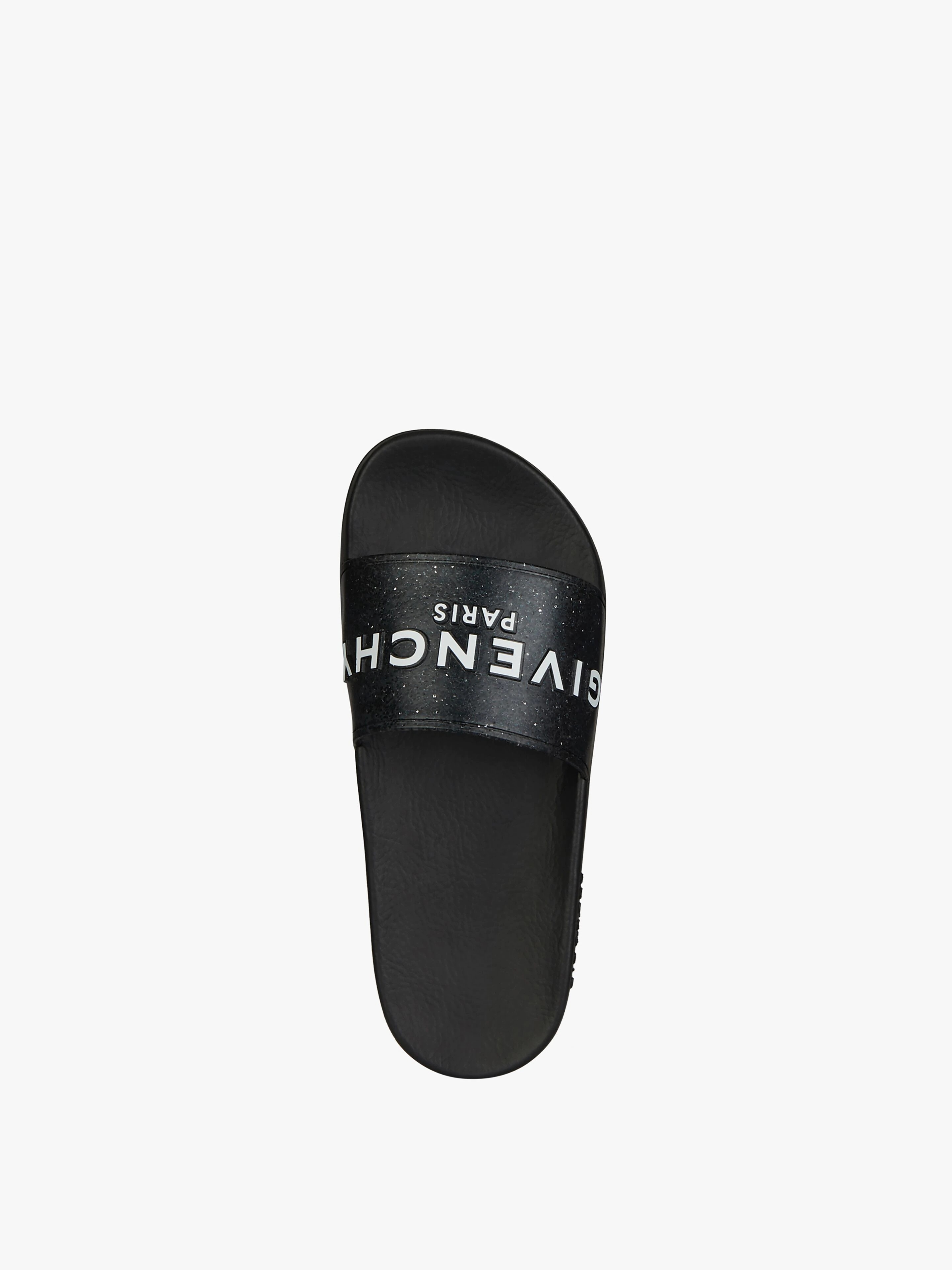 GIVENCHY PARIS SEQUINED FLAT SANDALS - 4