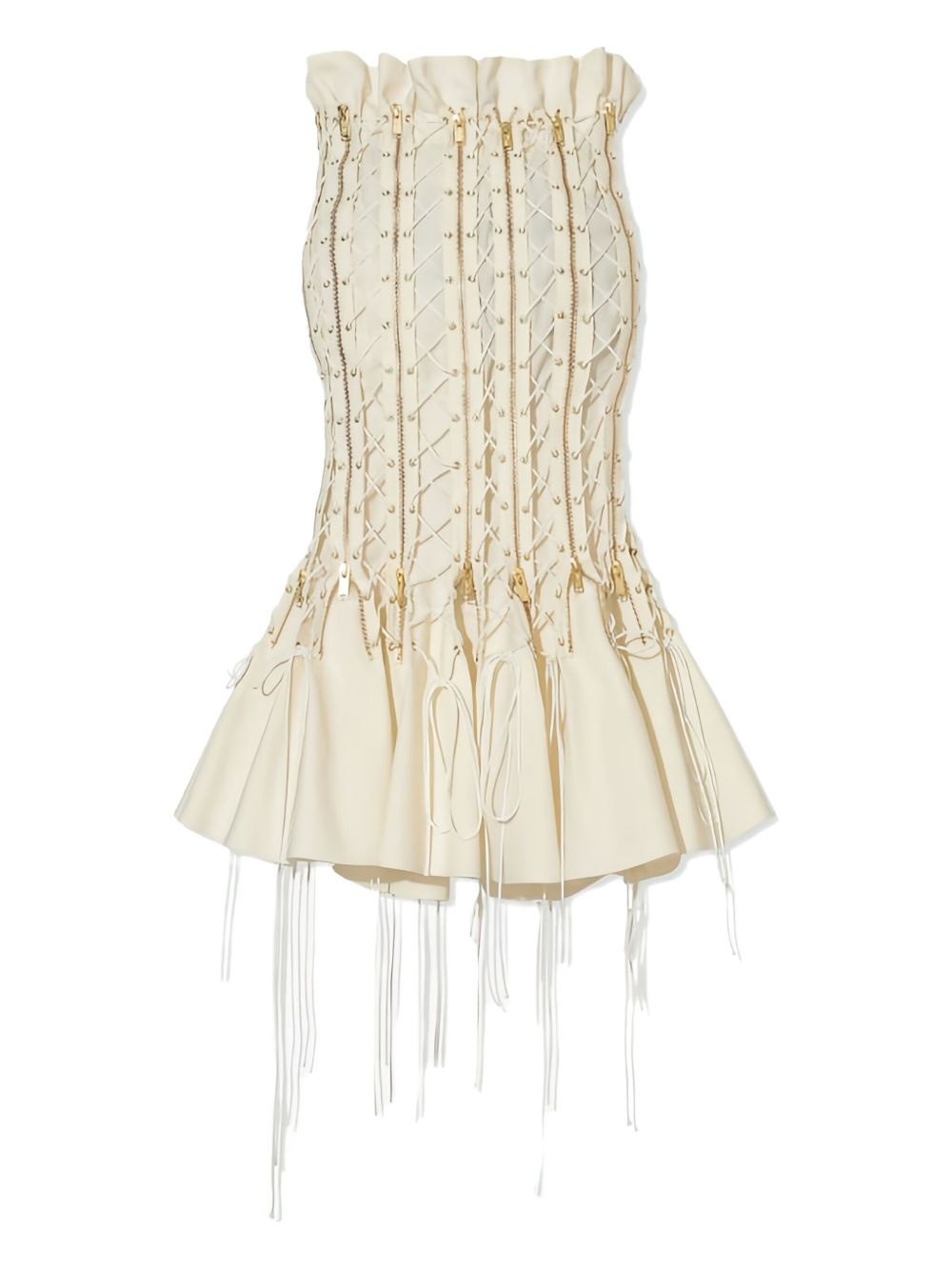laced corset skirt - 2