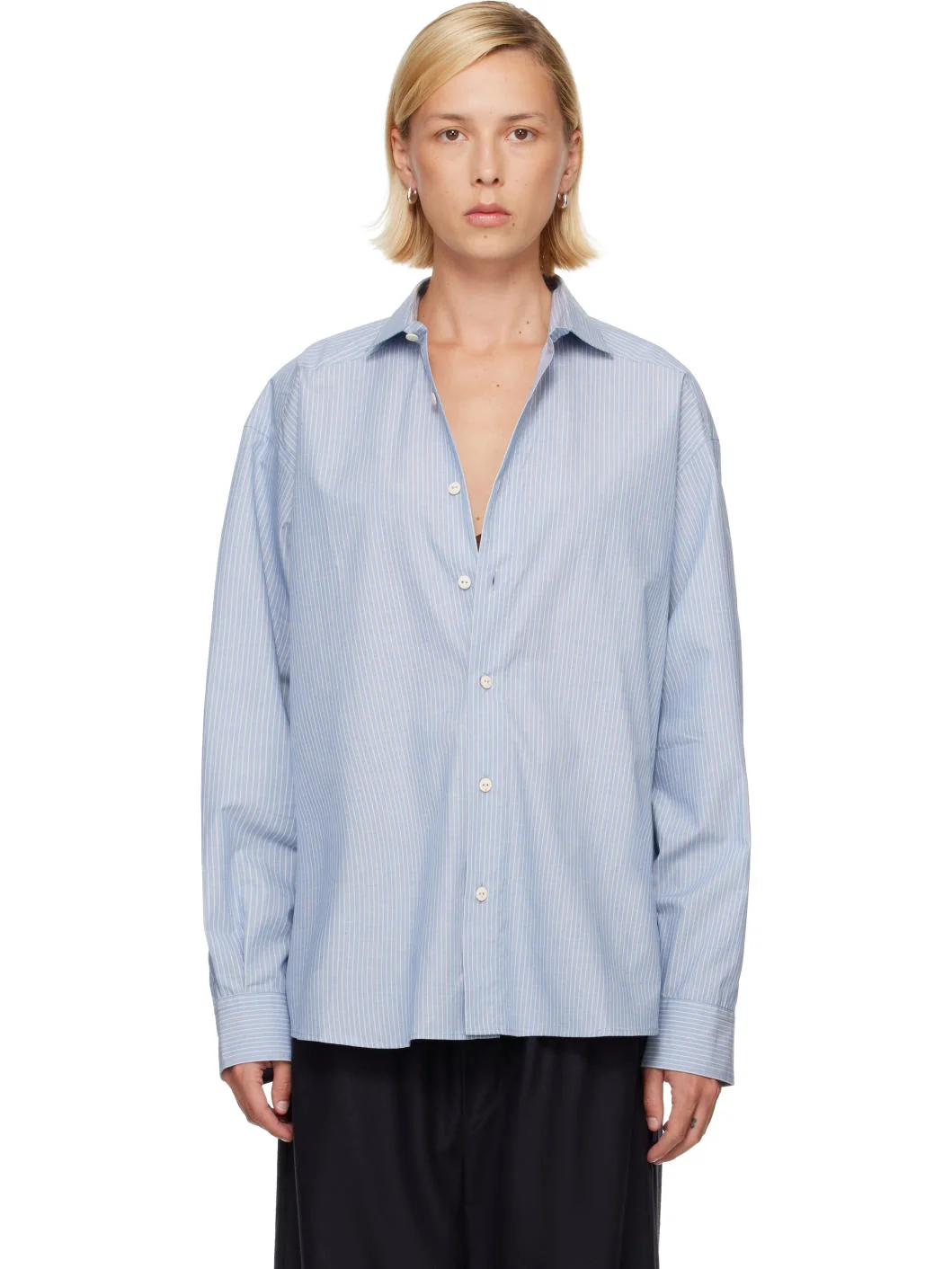 Blue & White Claude Shirt - 1