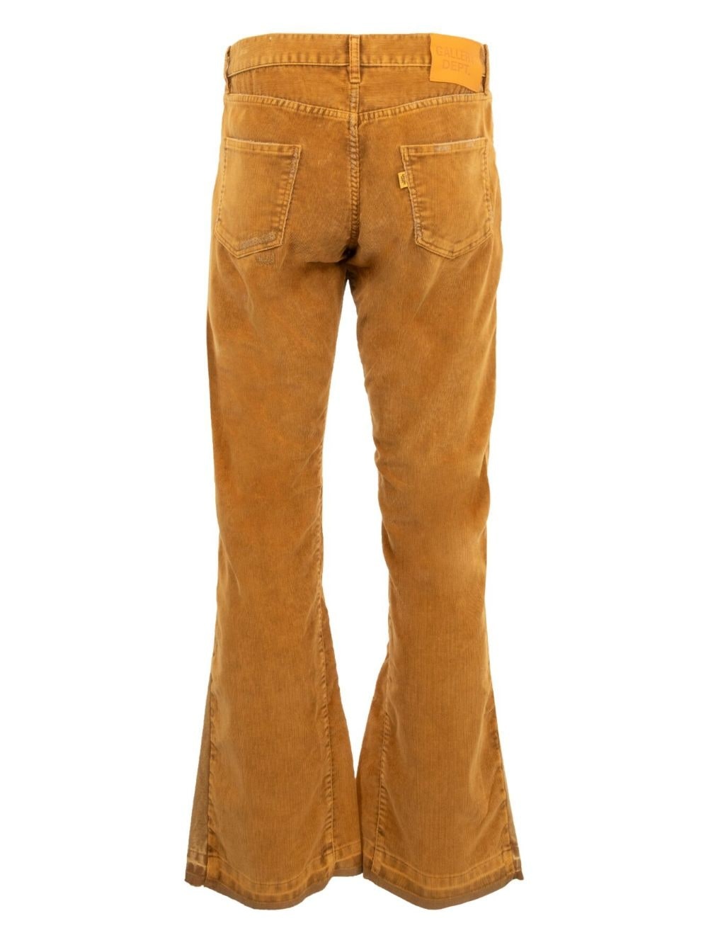 corduroy flared trousers - 2