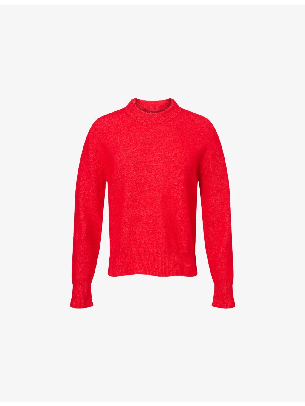 Anour On Round-Neck Stretch-Wool Blend Jumper - 1