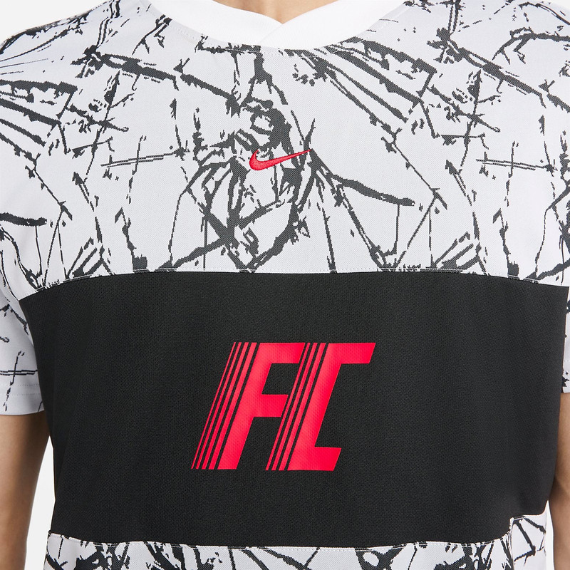 Nike Nike Dri-FIT F.C. Short Sleeve Soccer Jersey 'White' DV9770-100 outlook