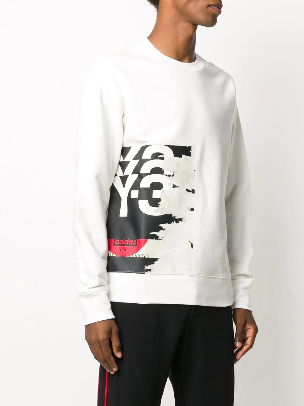 CH1 graphic-print cotton sweatshirt - 3