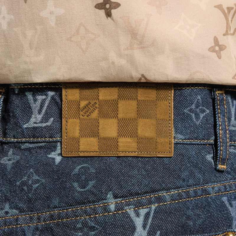 Monogram Denim Shorts 3