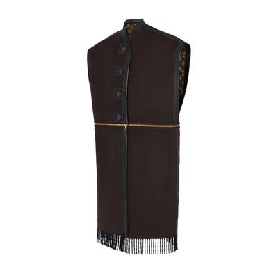 Louis Vuitton Sleeveless Zip-Off Fringe Coat outlook
