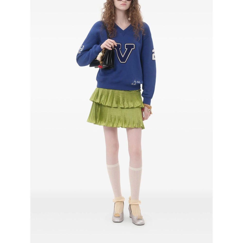 Valentino Blue Tops - Sweatshirts Women - 2