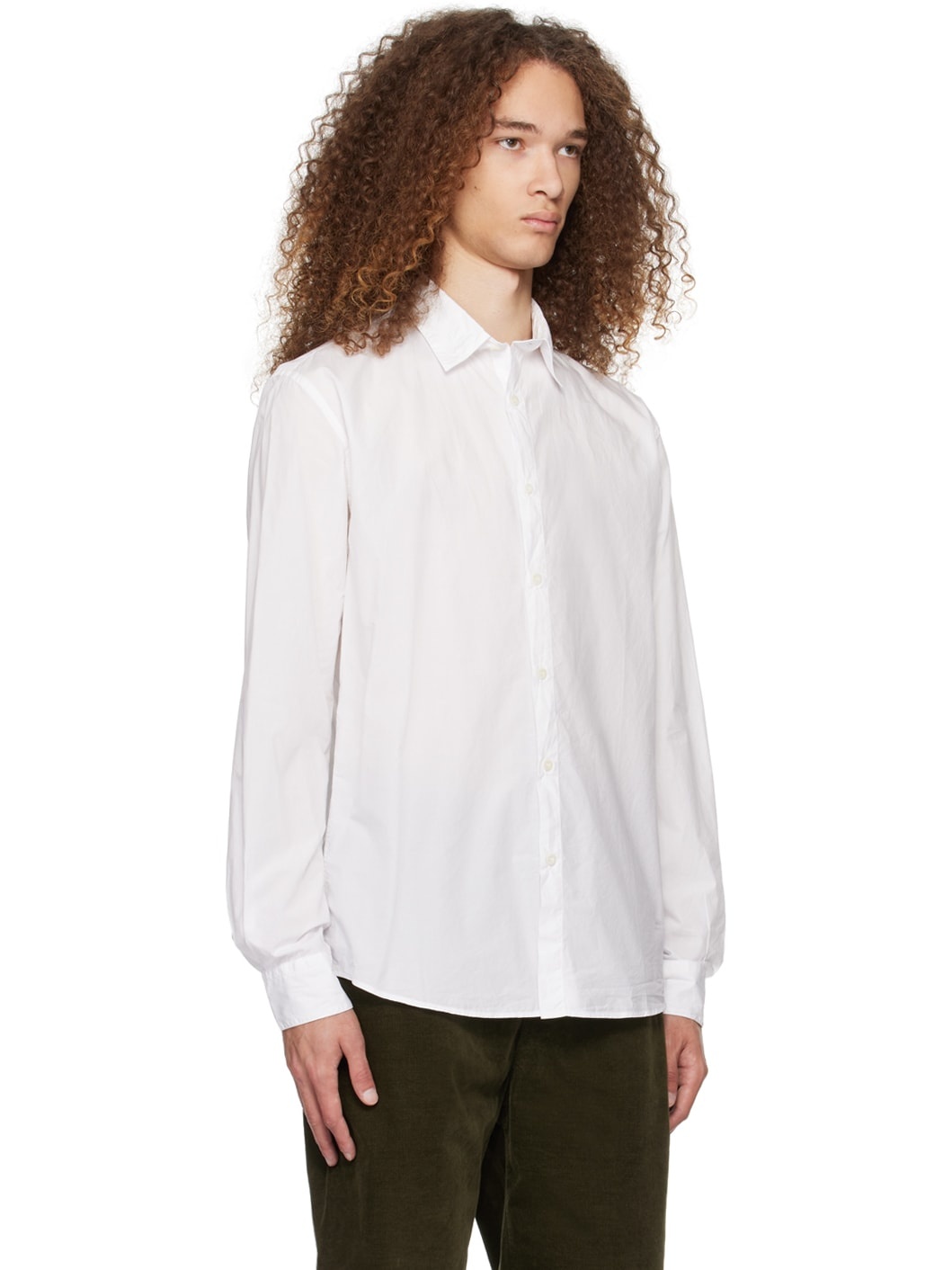 White Lightweight Shirt - 4