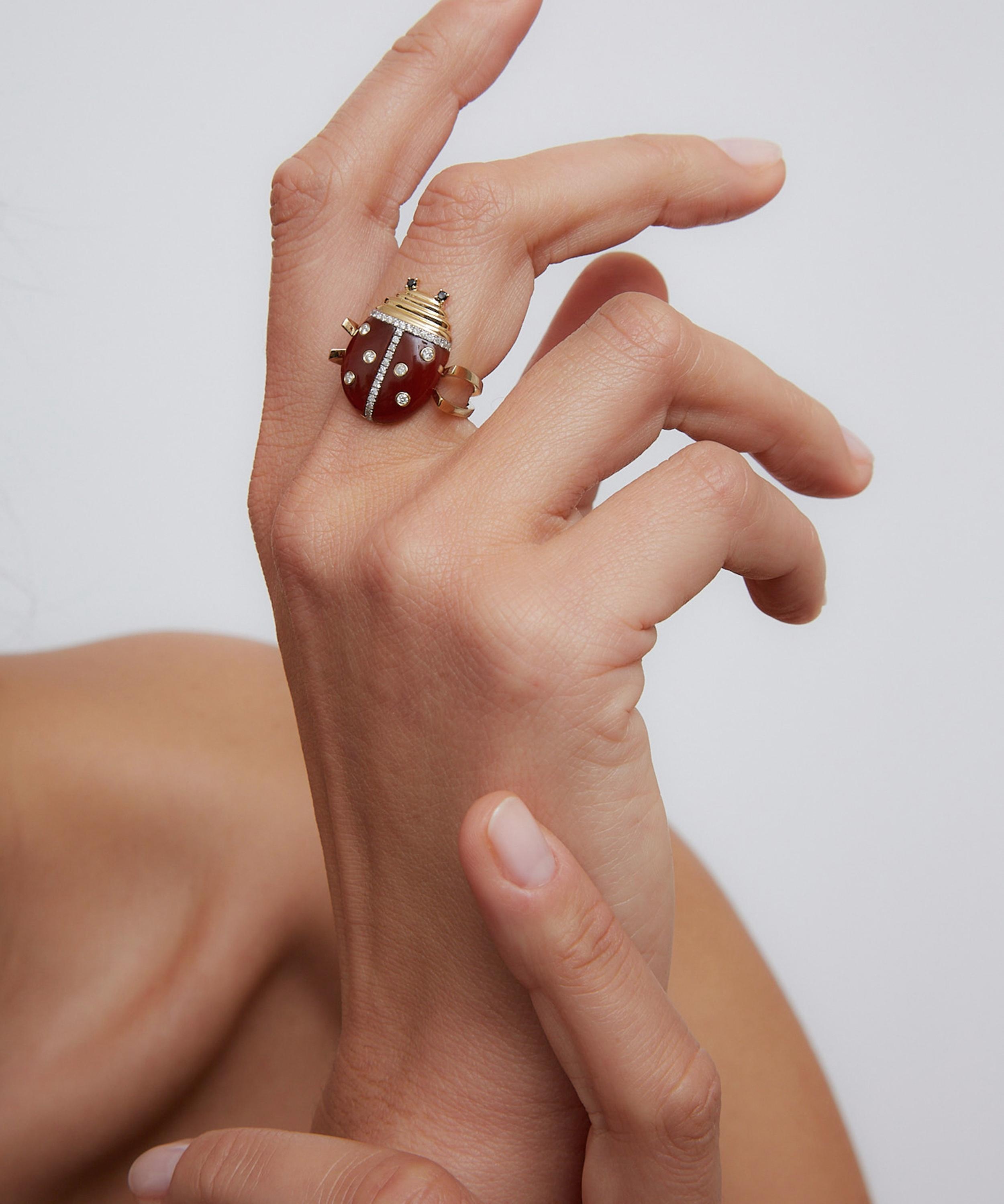9ct Gold Ladybug Ring - 2