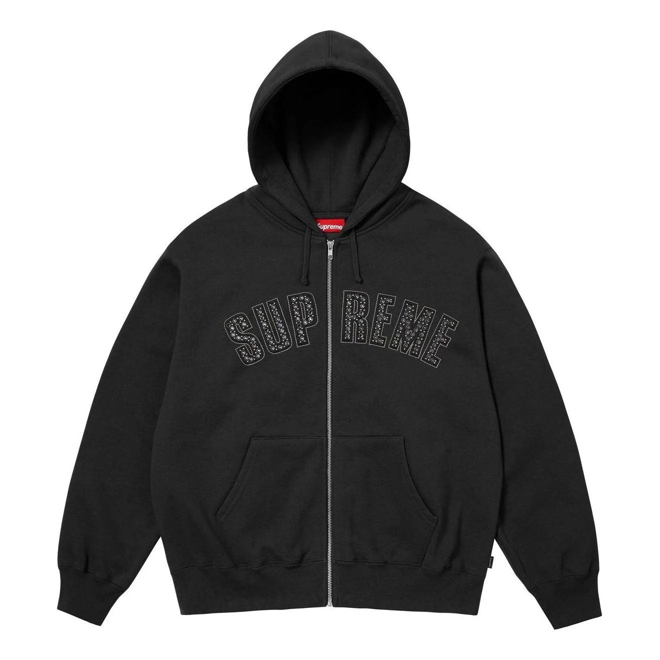 Supreme x B.B. Simon Zip Up Hooded Sweatshirt 'Black' SS25SW50-BLACK - 1