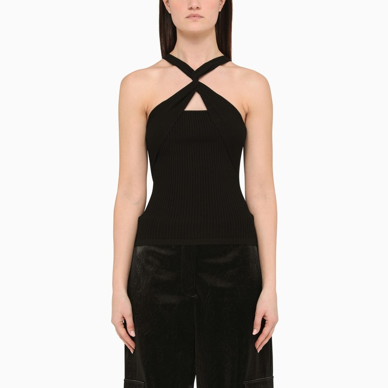 Black criss-cross top - 1