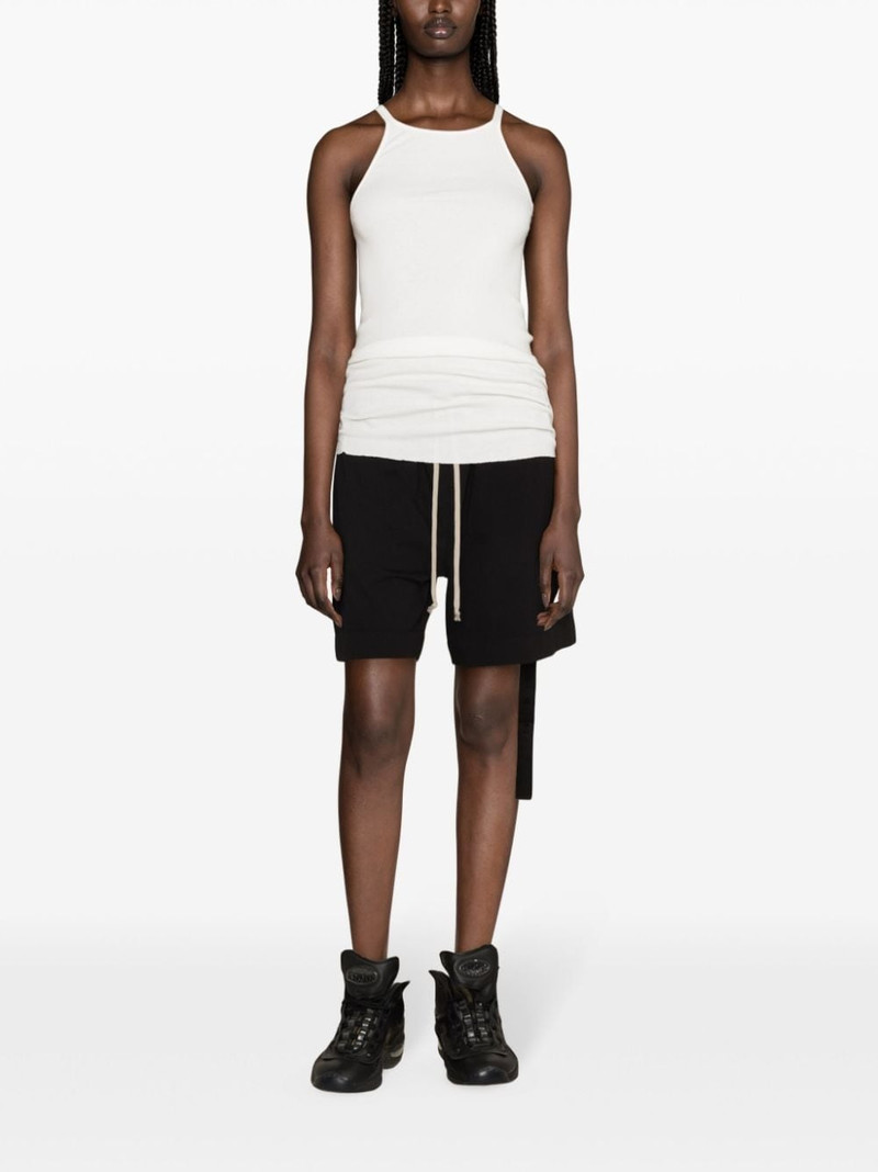 Rick Owens DRKSHDW racerback cotton tank top outlook