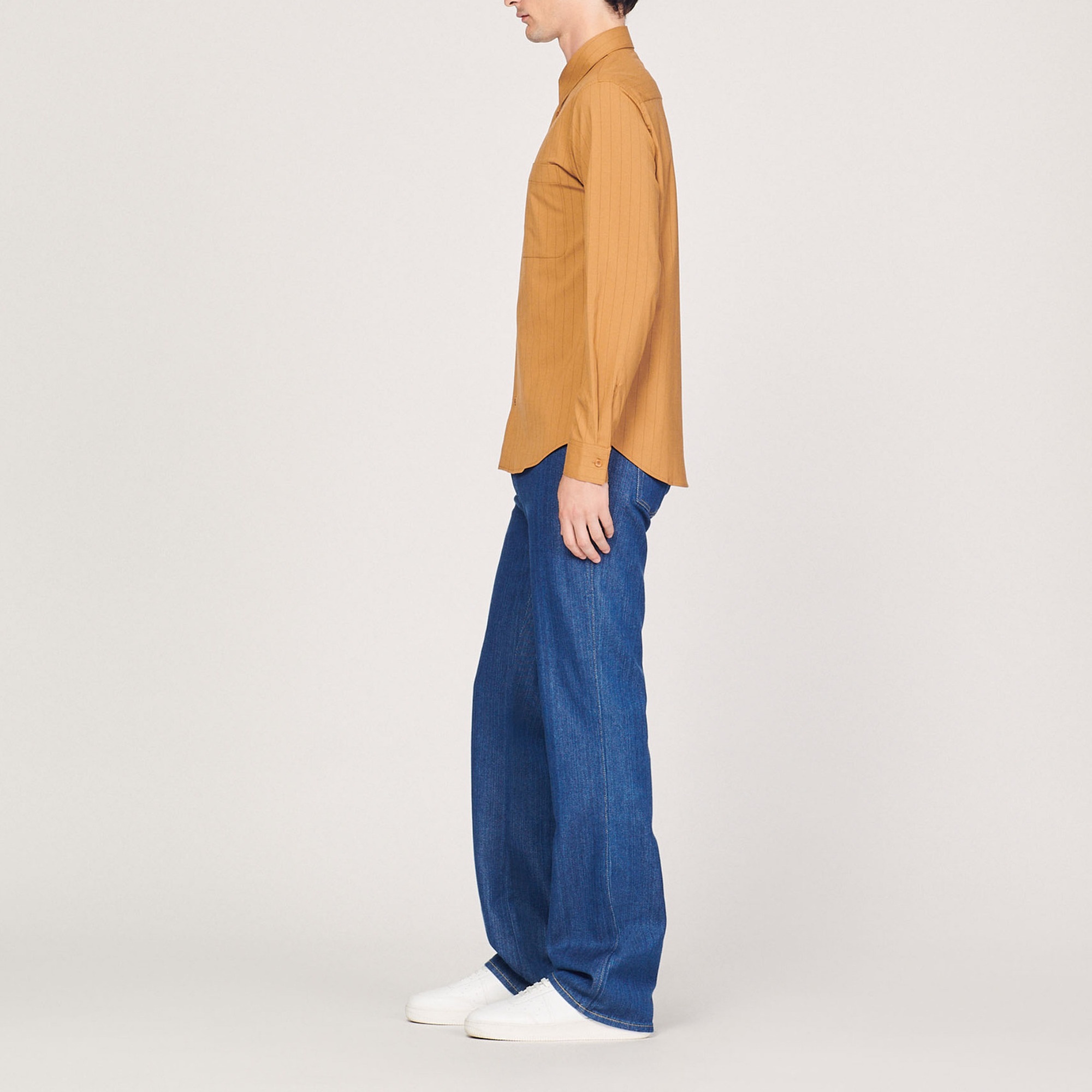 Striped flowing shirt - 7