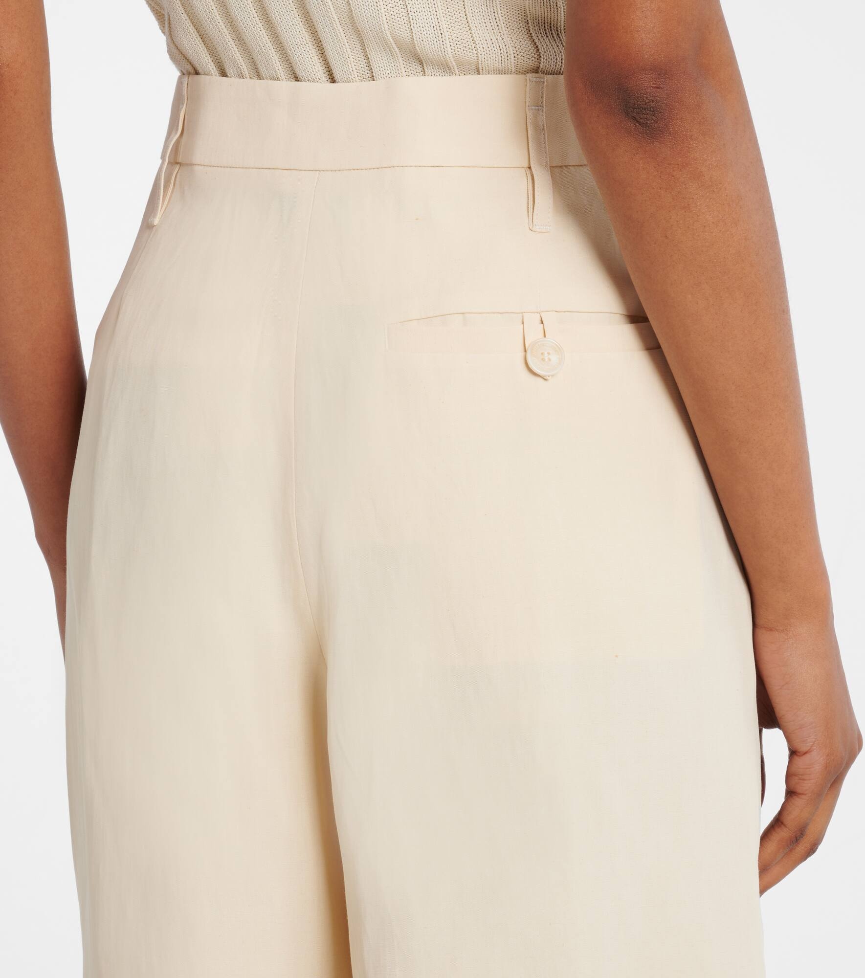 High-rise wide-leg pants - 5