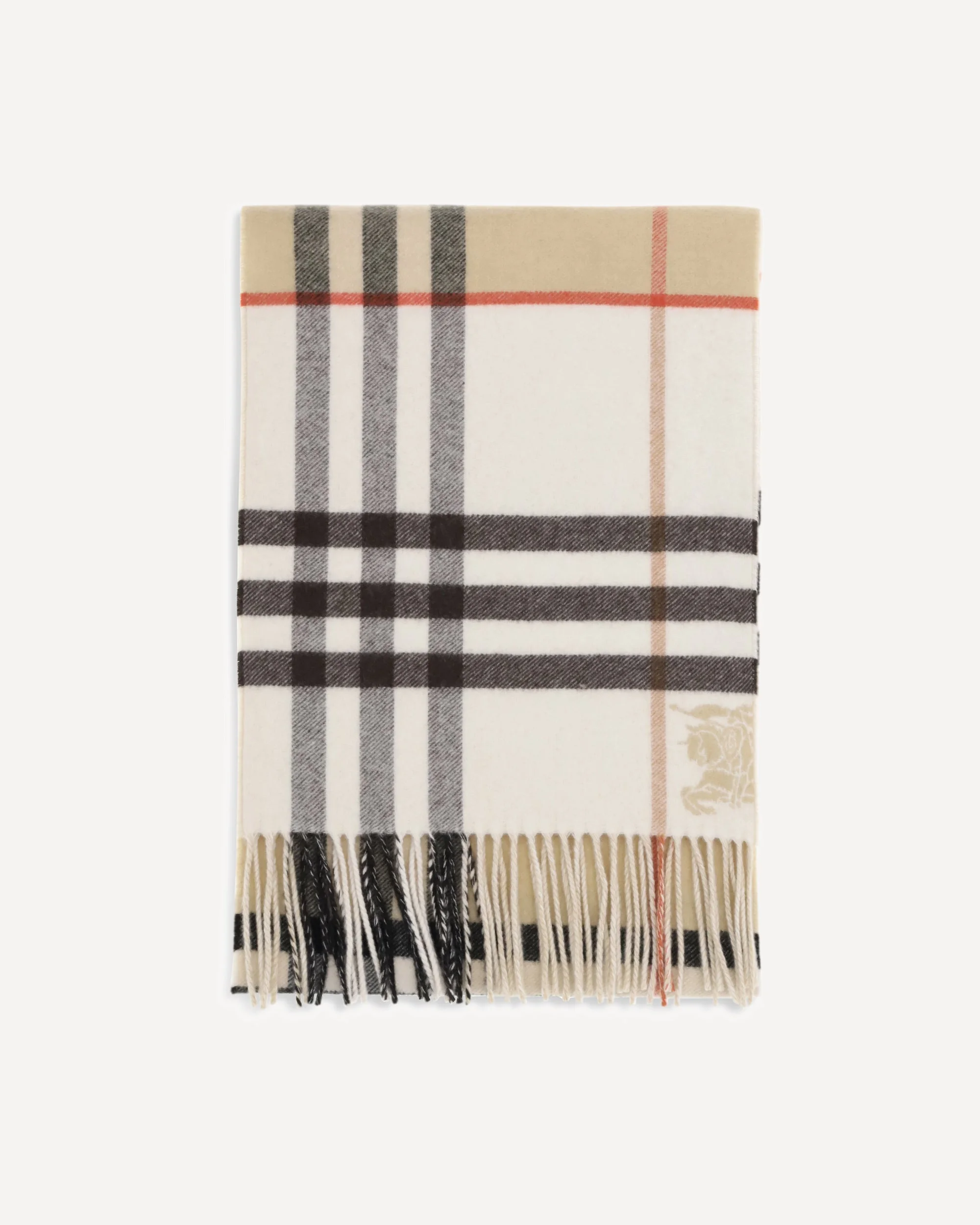 Cashmere Check Scarf - 1
