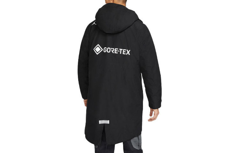 Jordan Men's Air Jordan Gore-Tex 2-In-1 Detachable Stay Warm Hooded Big Pocket Padded Black Jacket DC0063-0 outlook