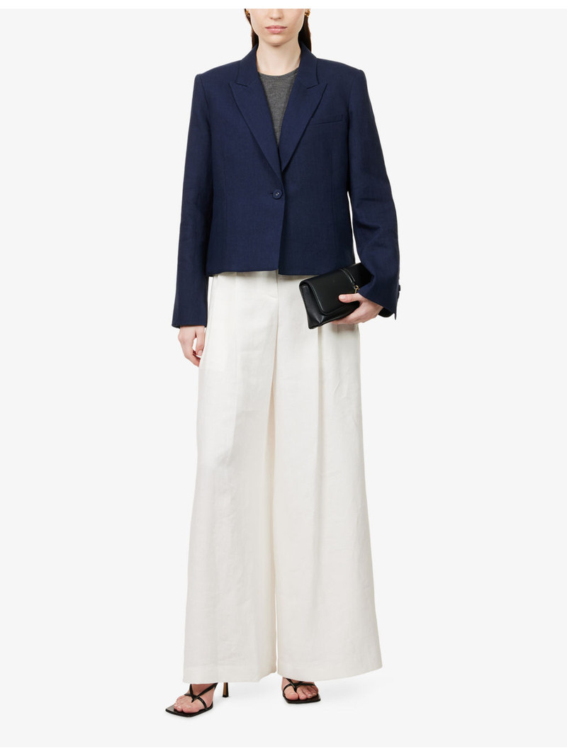 TWP Sawyer Single-Breasted Linen Blazer outlook