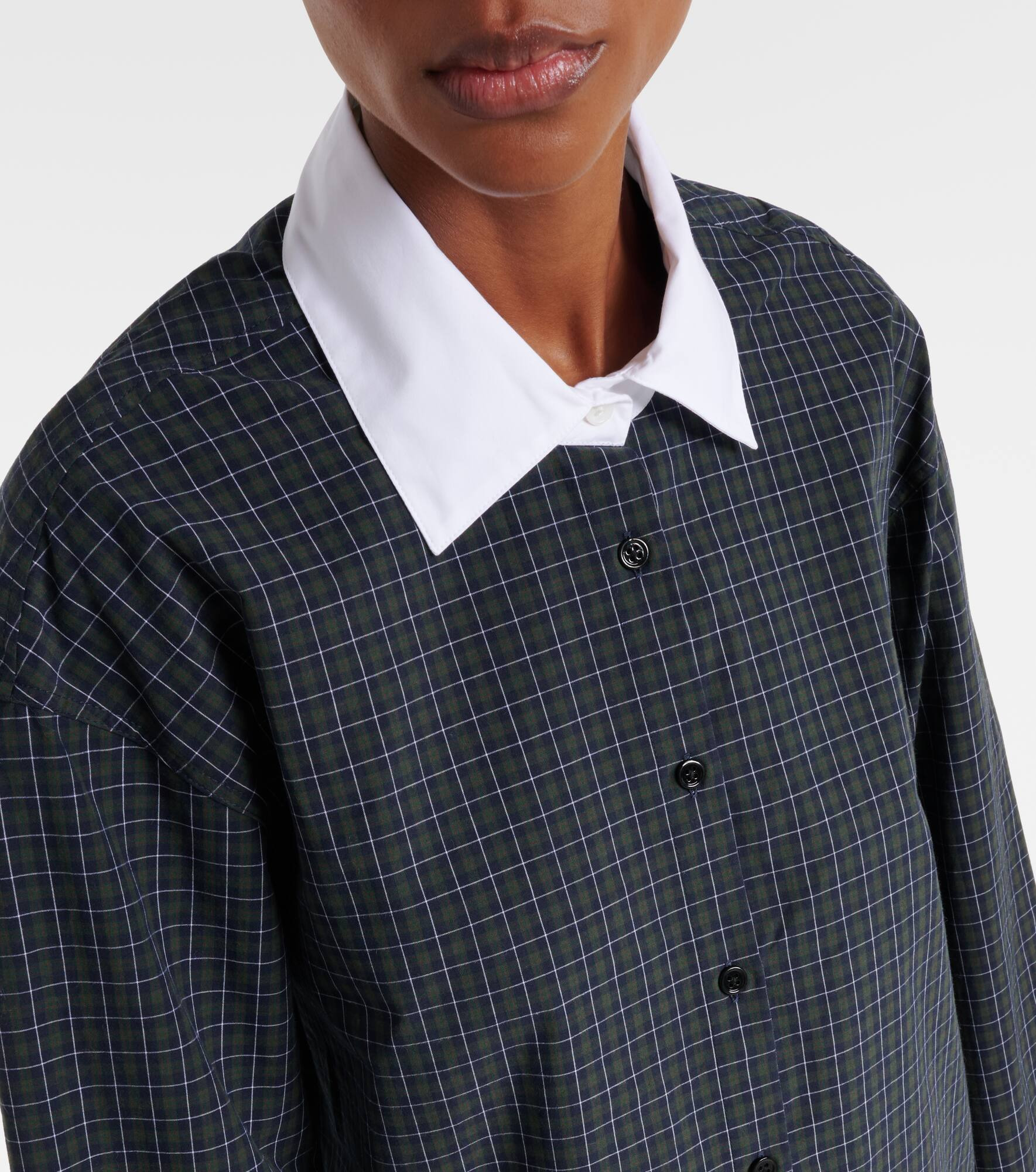 Hylan checked cotton shirt - 4