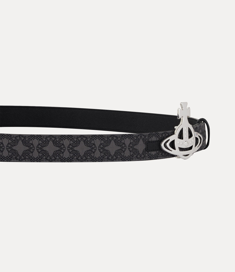 Vivienne Westwood SILVER LINE ORB REVERSIBLE BELT outlook