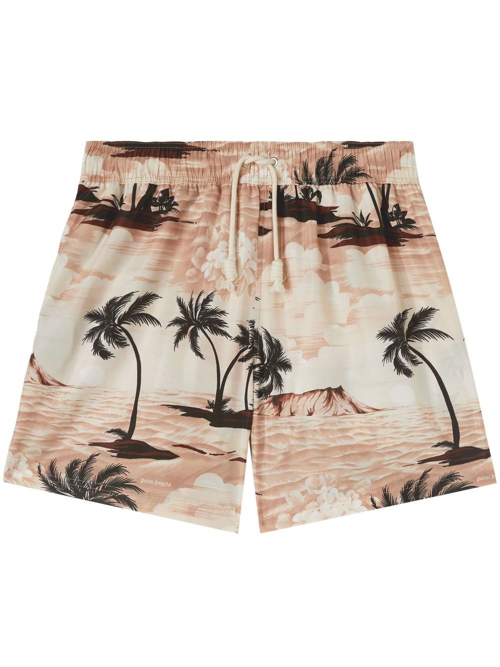 Hawaiian Dream drawstring swim shorts - 1