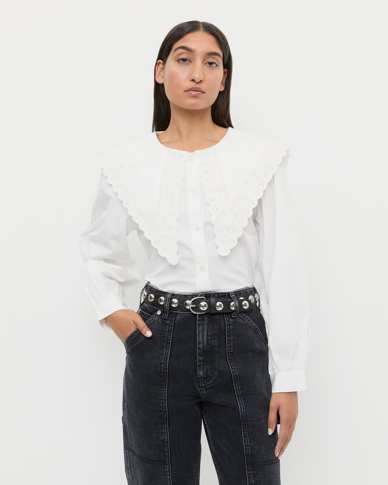 Issa Black/Silver Studded Belt 3