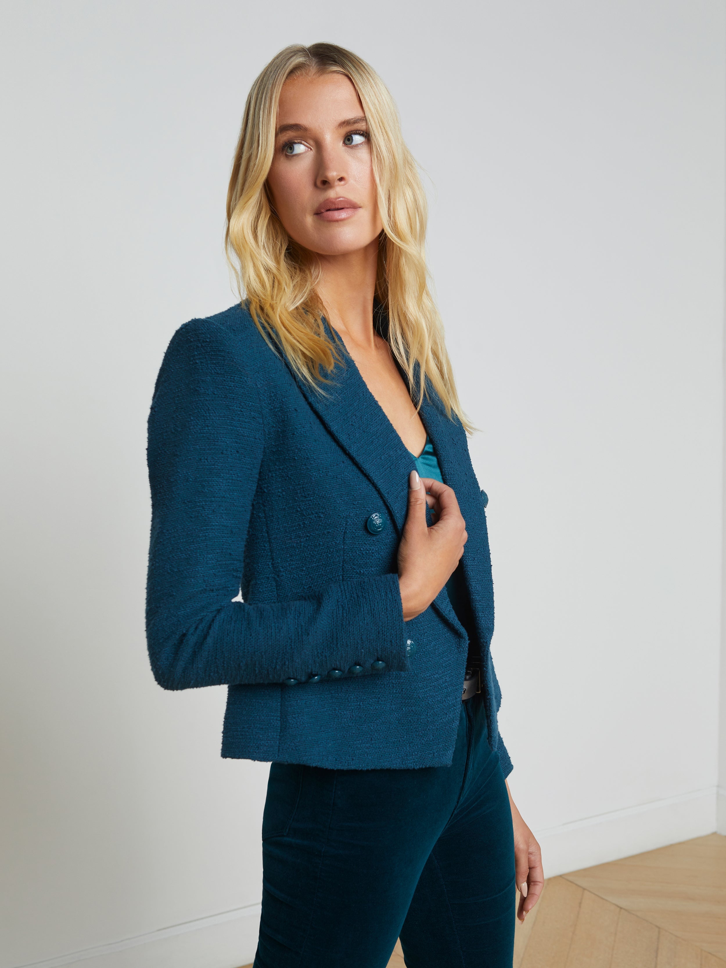Brooke Open-Front Blazer - 5