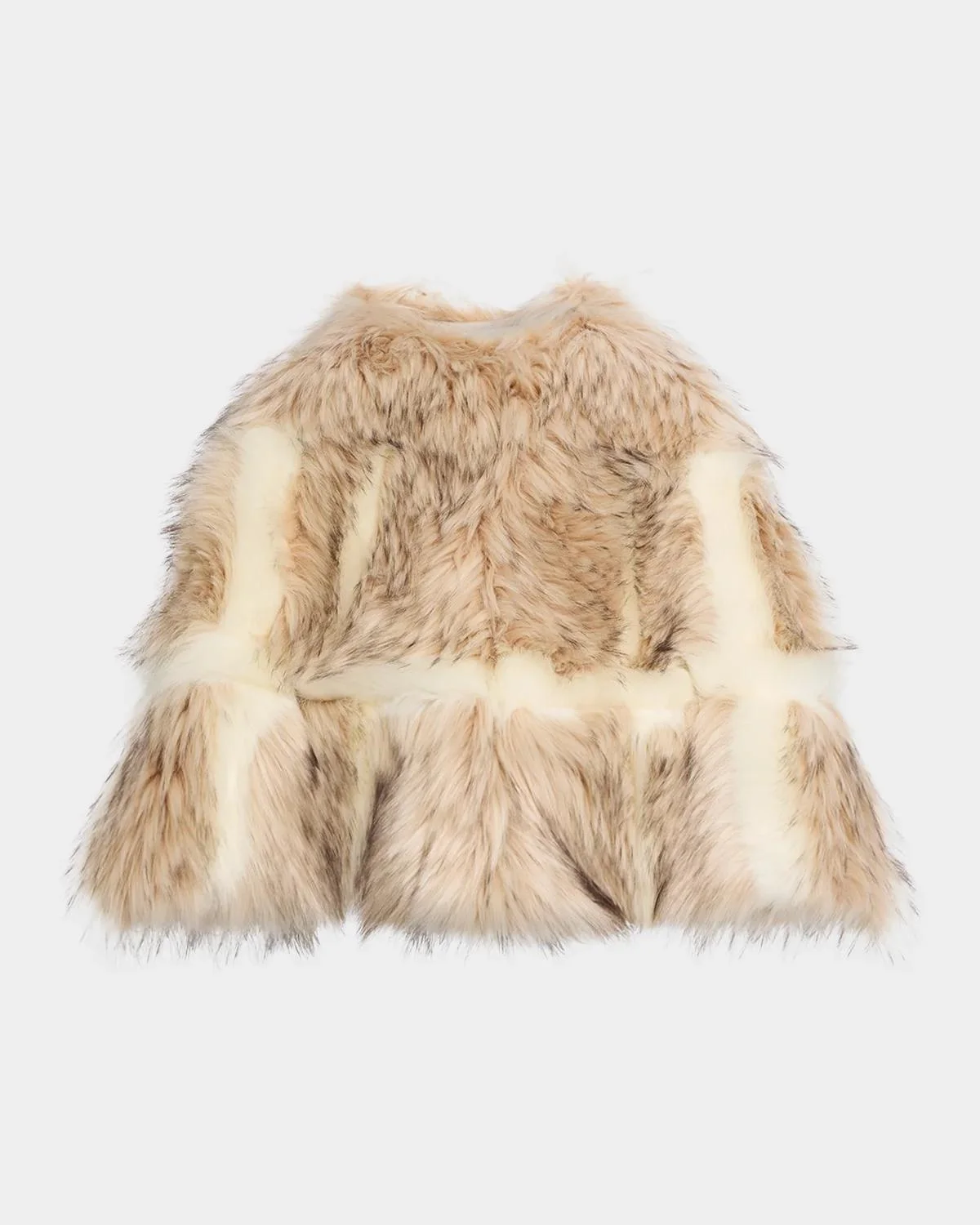 Page Faux Fur Cropped Cape - 1