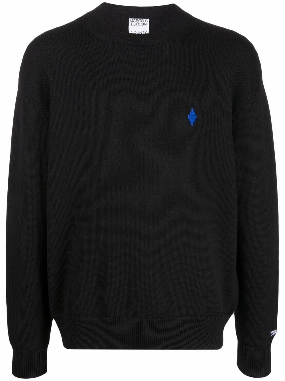 embroidered logo jumper - 1