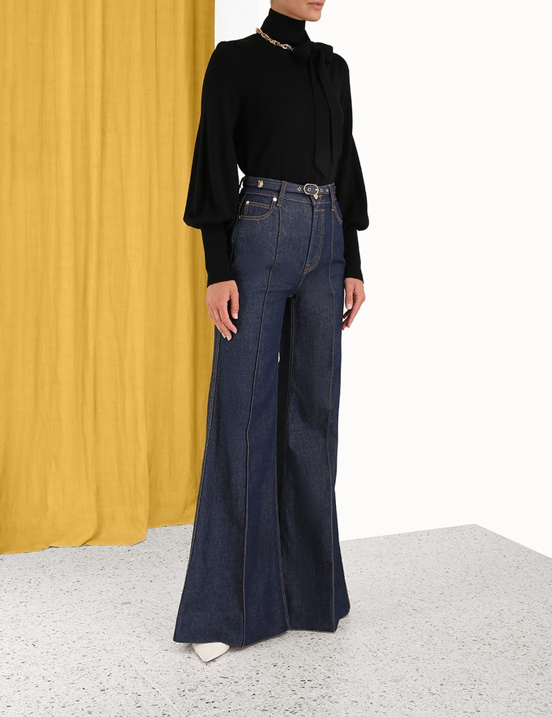 TIE COLLAR SWEATER 3